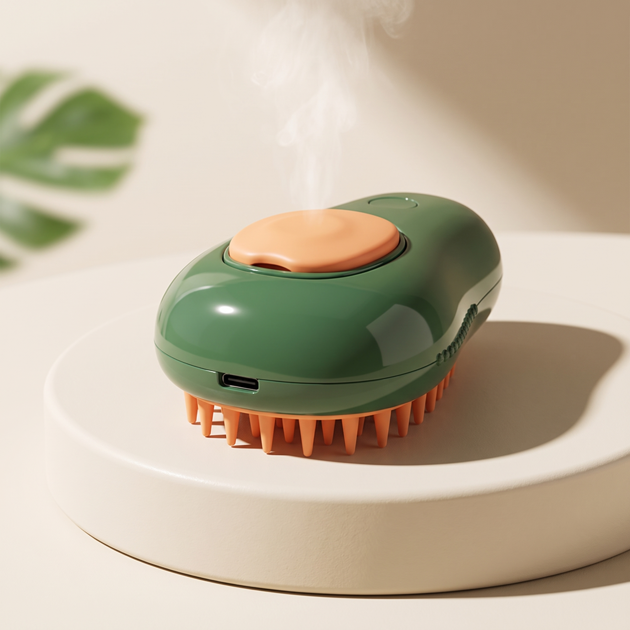 The Purr — Self-Cleaning Steam Grooming Brush