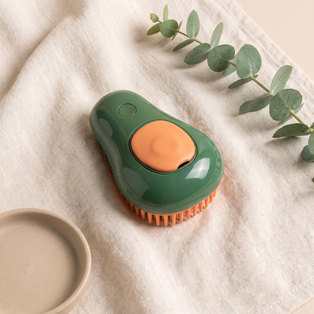 The Purr — Self-Cleaning Steam Grooming Brush